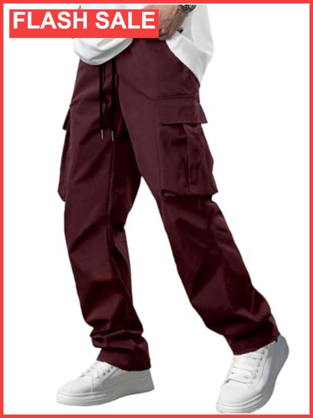 Men's Lightweight Cargo Pants Tactical Work Pants with Pockets